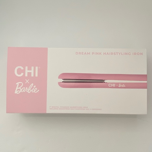 CHI x Barbie Dream Pink 1" Digital Titanium Hairstyling Iron - Picture 8 of 9